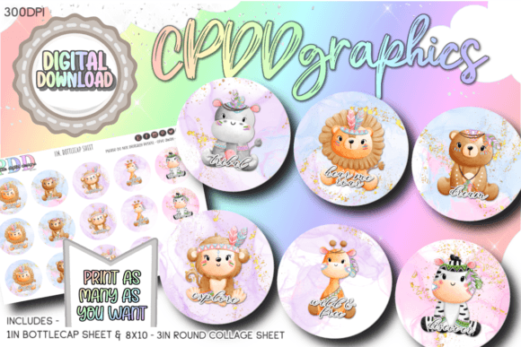 Download WILD and FREE 3IN &amp; 1IN GRAPHIC COLLAGE - Premium Bundle