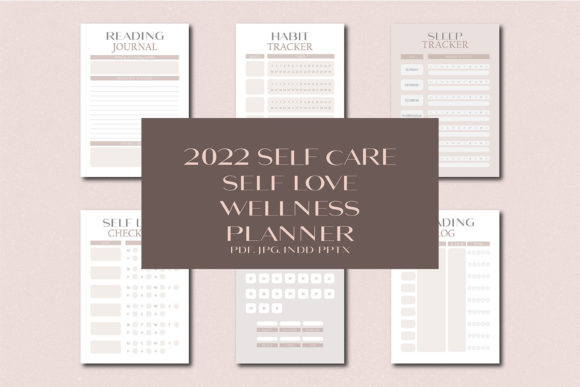 Download Editable 2022 Self Care Wellness Planner - Premium Resources