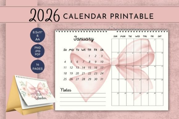 Download 2026 Calendar Printable Template - Calendar Collection
