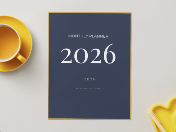Download Hyperlinked Monthly 2026 Calendar Canva - Calendar Collection
