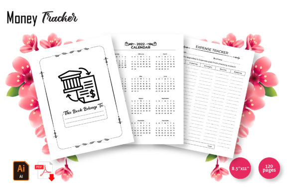 Download Expense Tracker with Calendar KDP - Calendar Collection