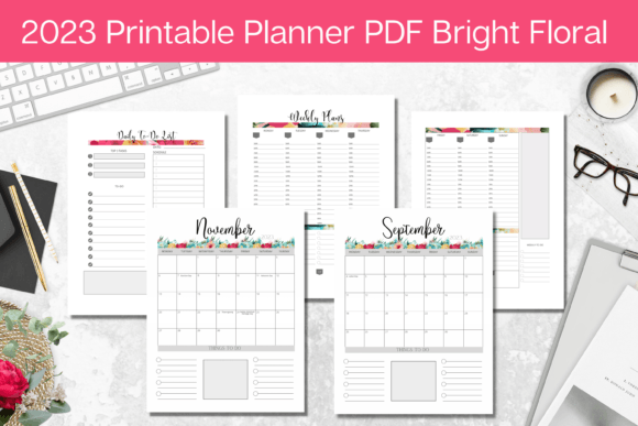 Download 2023 Planner PDF Printable Calendar - Calendar Collection